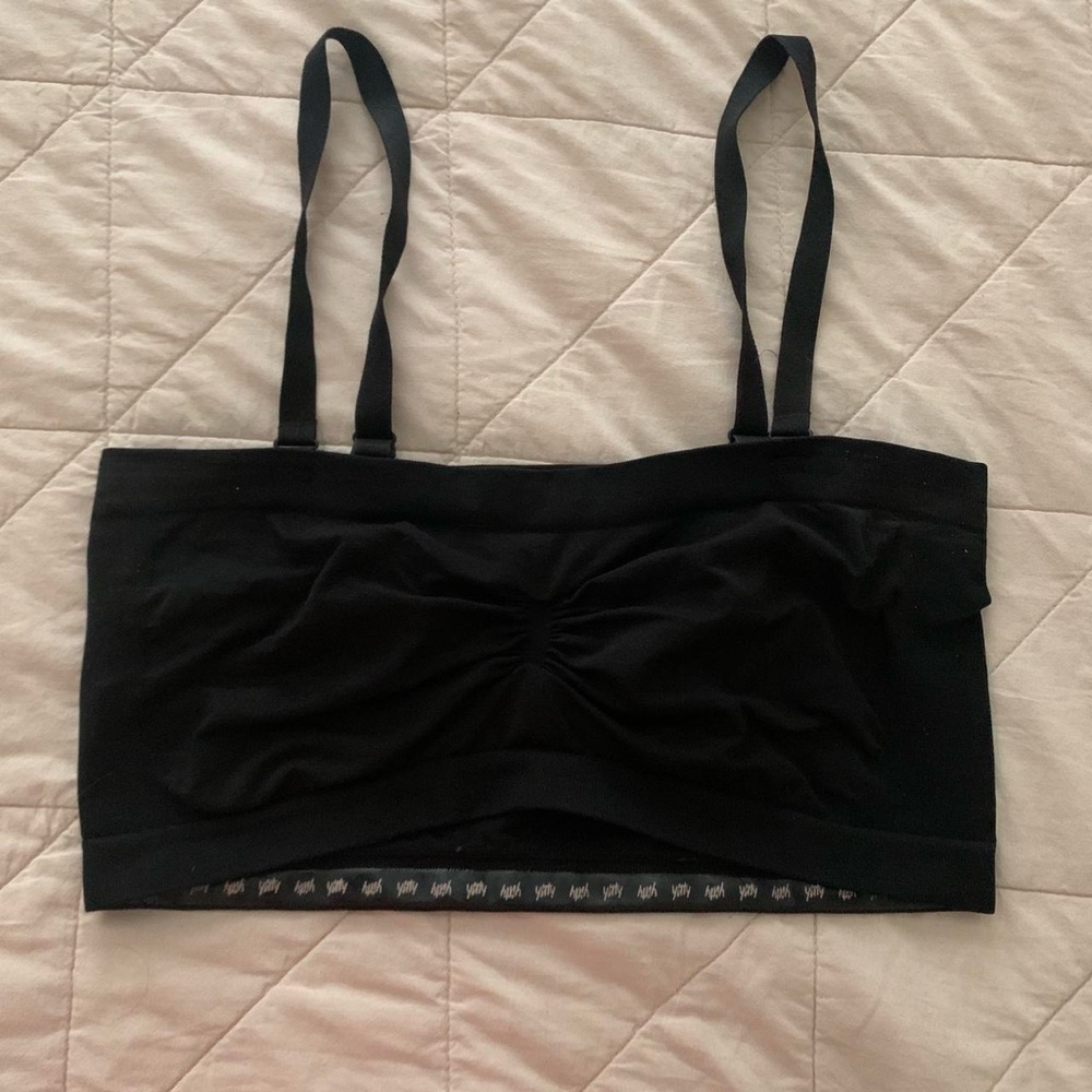Yitty bandeau with removable straps. Size: 3x